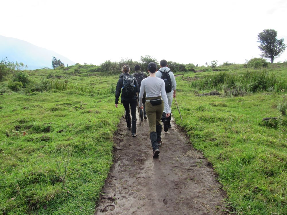 Diana Fossey Tomb hike 